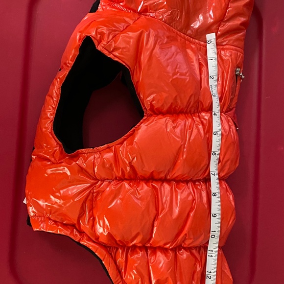 Spark paws red puffer fleece lined  faux fur brim  hoodie 3XL - Picture 10 of 11